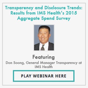 Transparency and Disclosure Trends: Results from IMS Health’s 2015 Aggregate Spend Survey