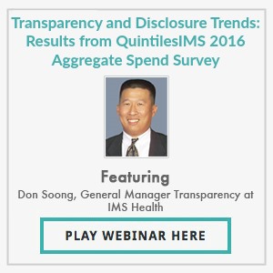 Results from the 2016 Aggregate Spend, Disclosure and Transparency Survey